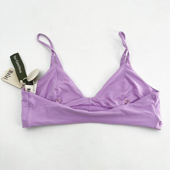 Malai NWT‎ Purple Swim Bralette Top Medium - Picture 2 of 4
